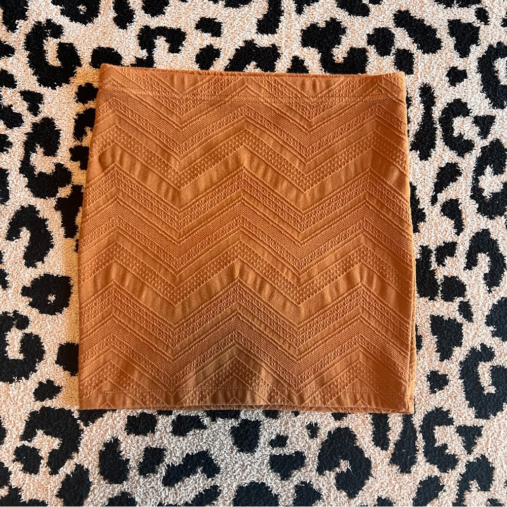 Burnt Orange Pencil Skirt